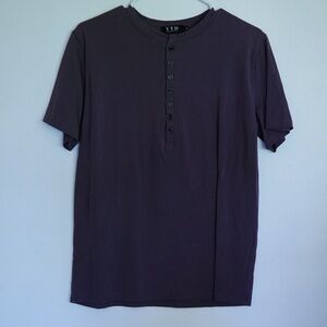 Men's grey Henley Shirt